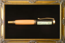 USS Constitution Wood with 1947 Commemorative Stamp